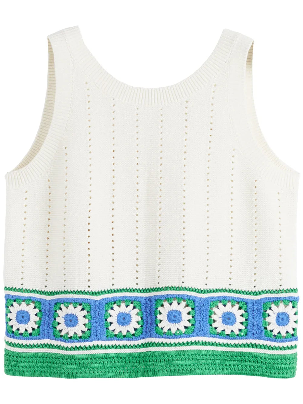 Crochet-Knit Top