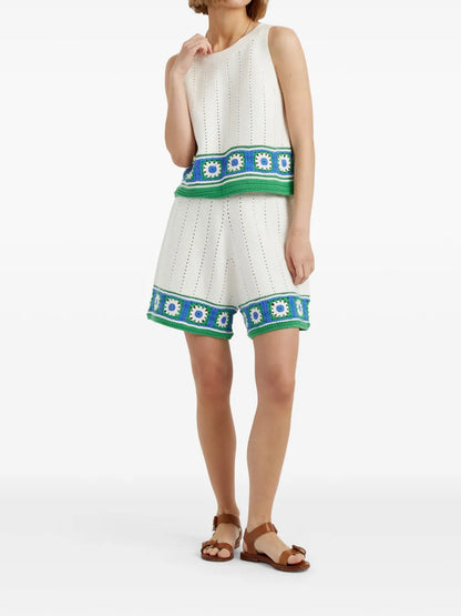Crochet-Knit Top