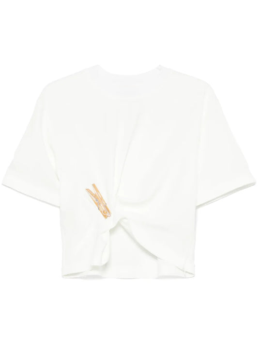 Clothes Peg-Patch T-Shirt