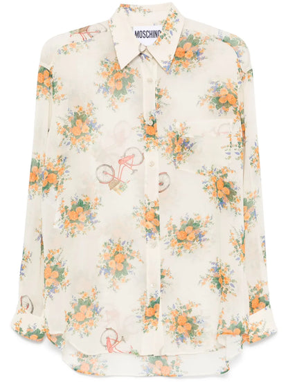 Floral-Print Shirt