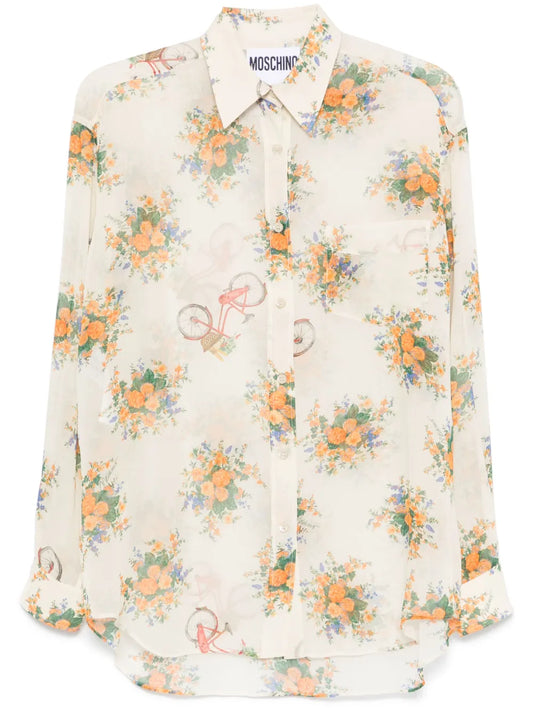 Floral-Print Shirt