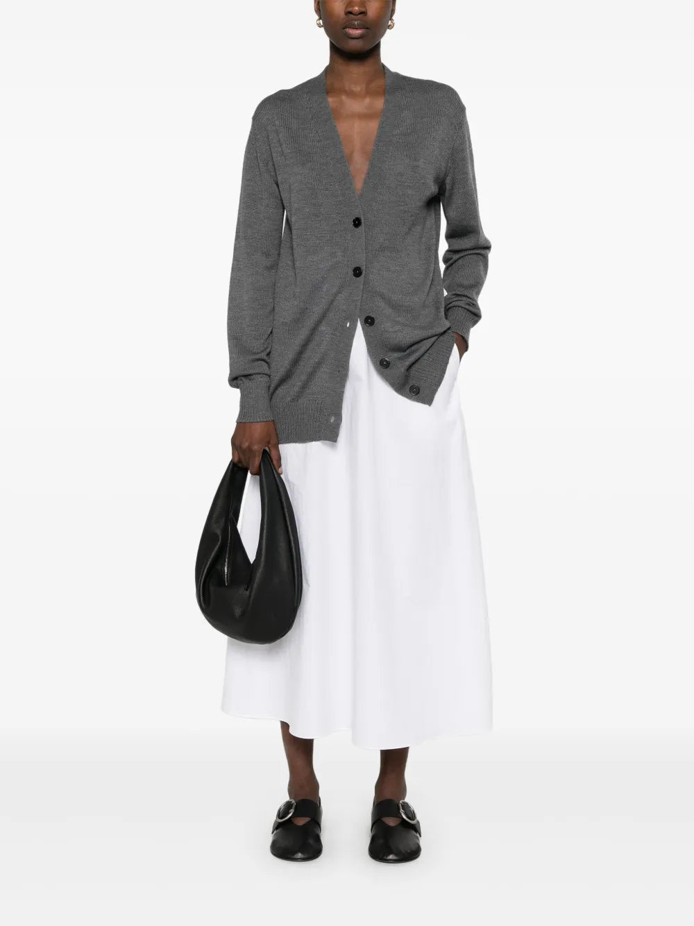 Virgin-Wool Cardigan
