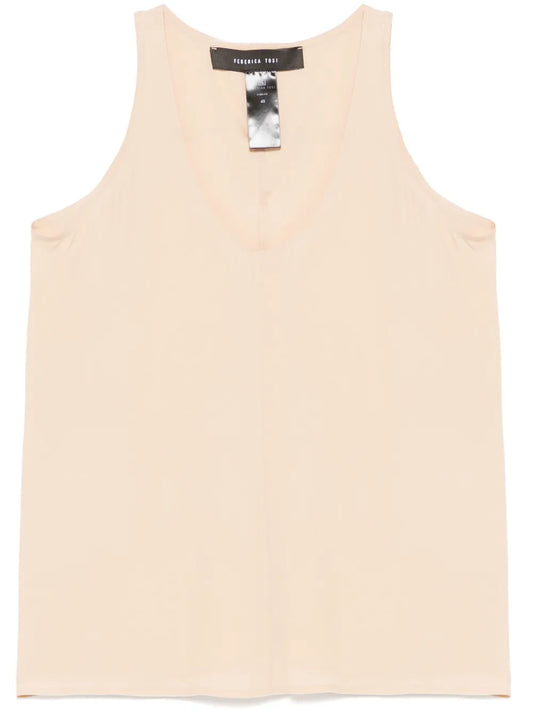 Crepe De Chine Tank Top