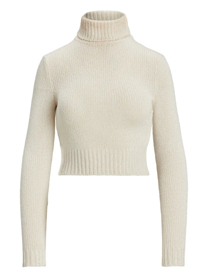 Cropped Turtleneck Jumper
