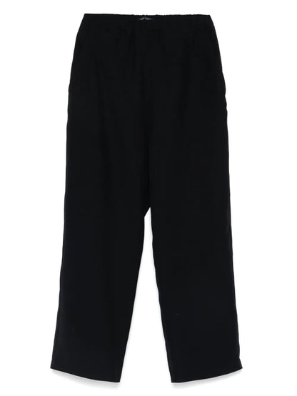 Crepe Straight Trousers
