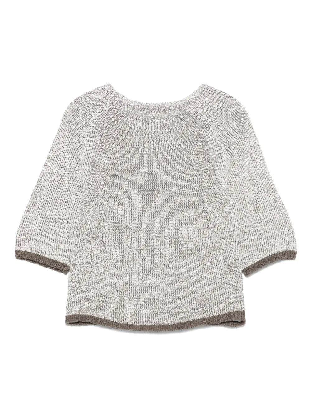 Contrast-Trim Sweater