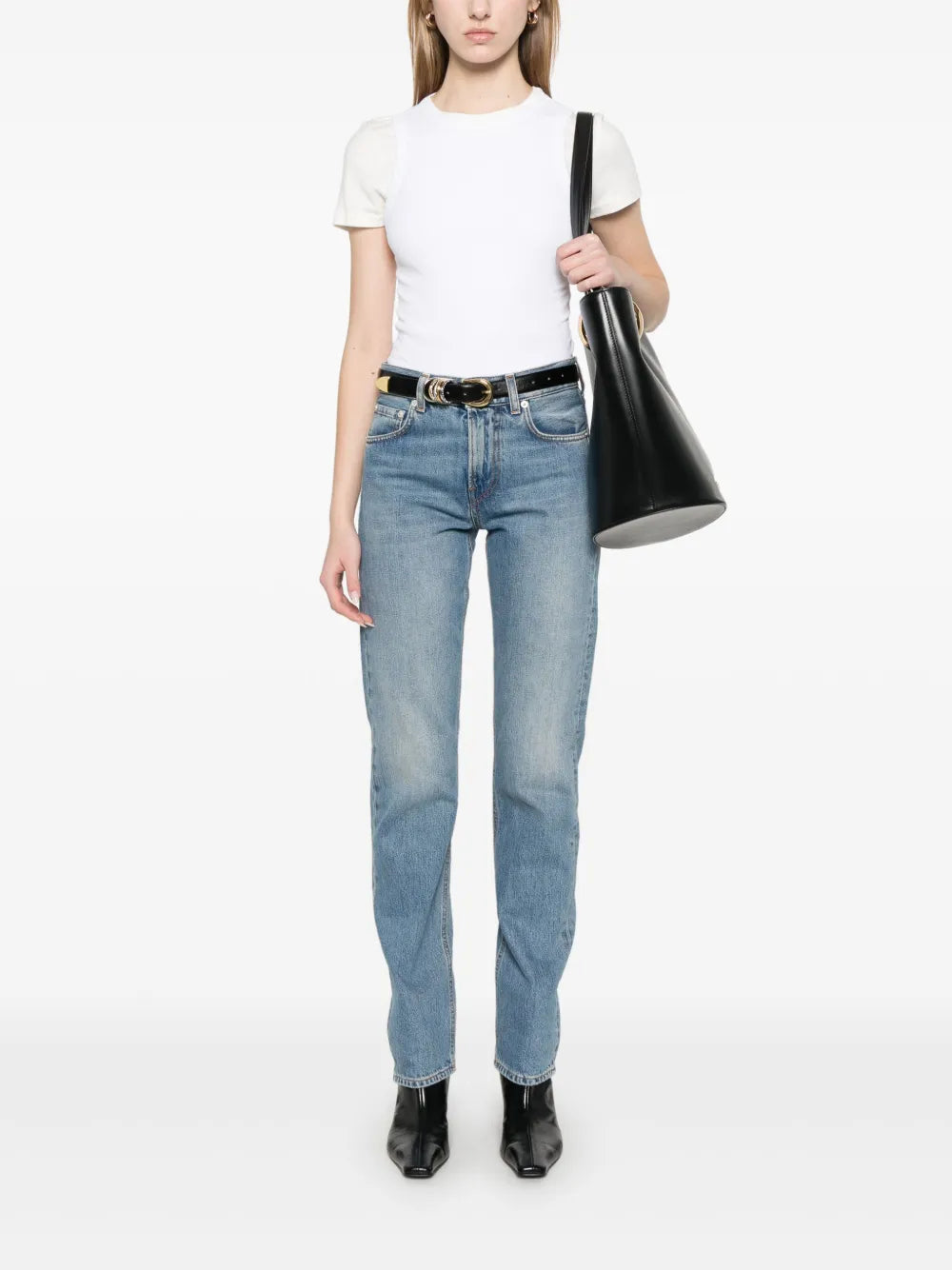 Logo-Patch Jeans