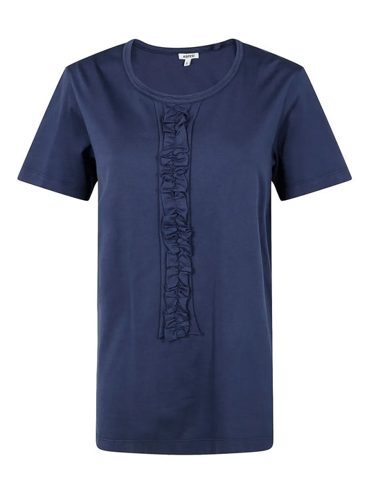 Ruffle-Detail T-Shirt
