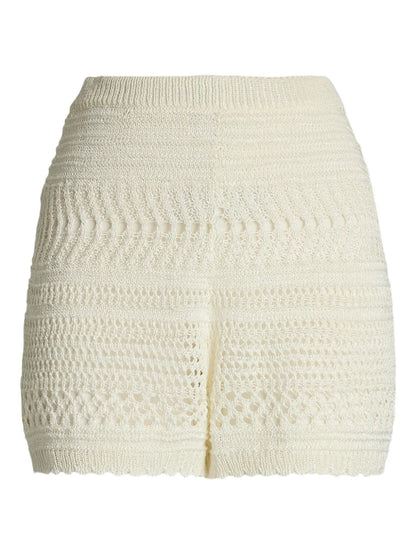 Crochet-Knit Shorts