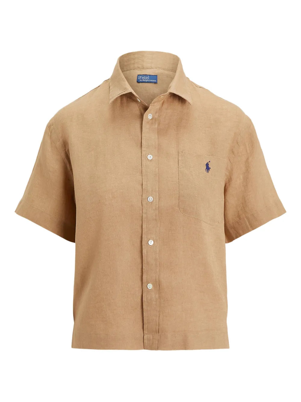 Short-Sleeve Linen Shirt