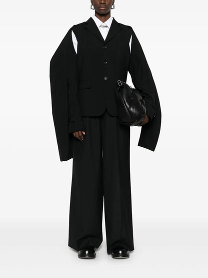 Detachable-Sleeves Blazer