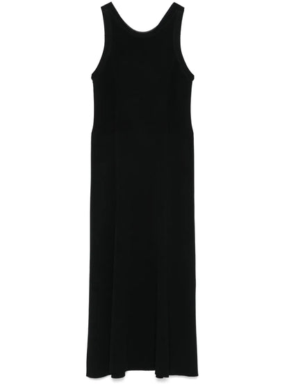Logo-Patch Midi Dress