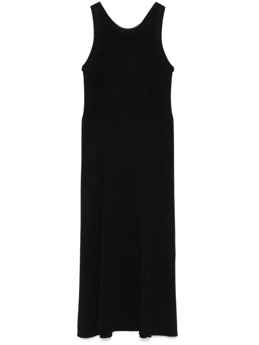 Logo-Patch Midi Dress