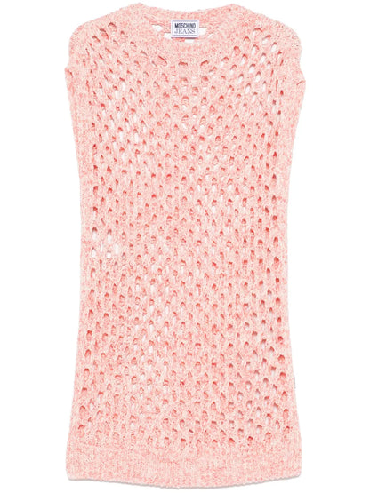 Open-Knit Mini Dress