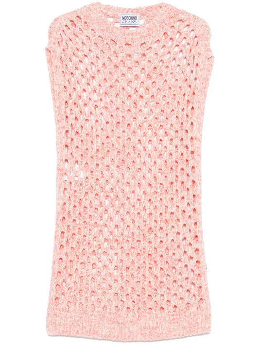 Open-Knit Mini Dress