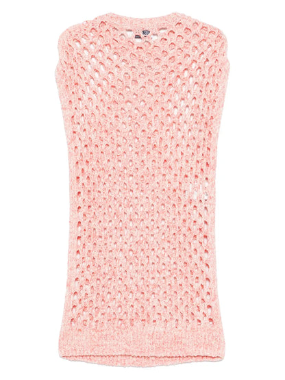 Open-Knit Mini Dress