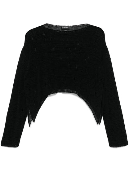 Ripped-Detailed Sweater