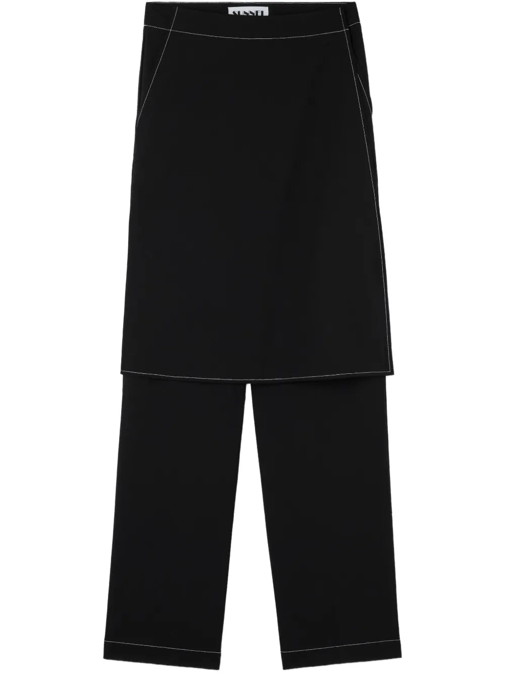 Layered-Design Trousers