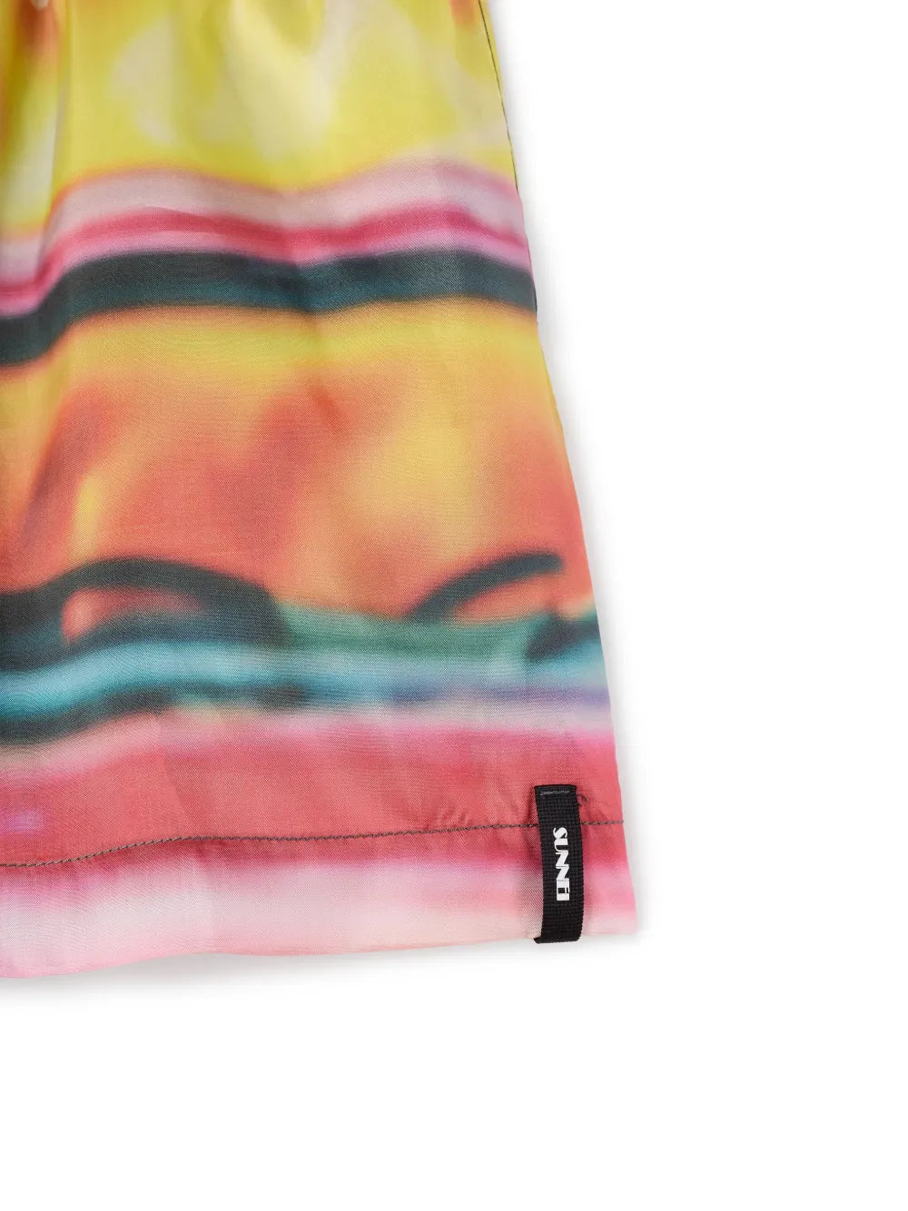 Abstract-Print Shorts