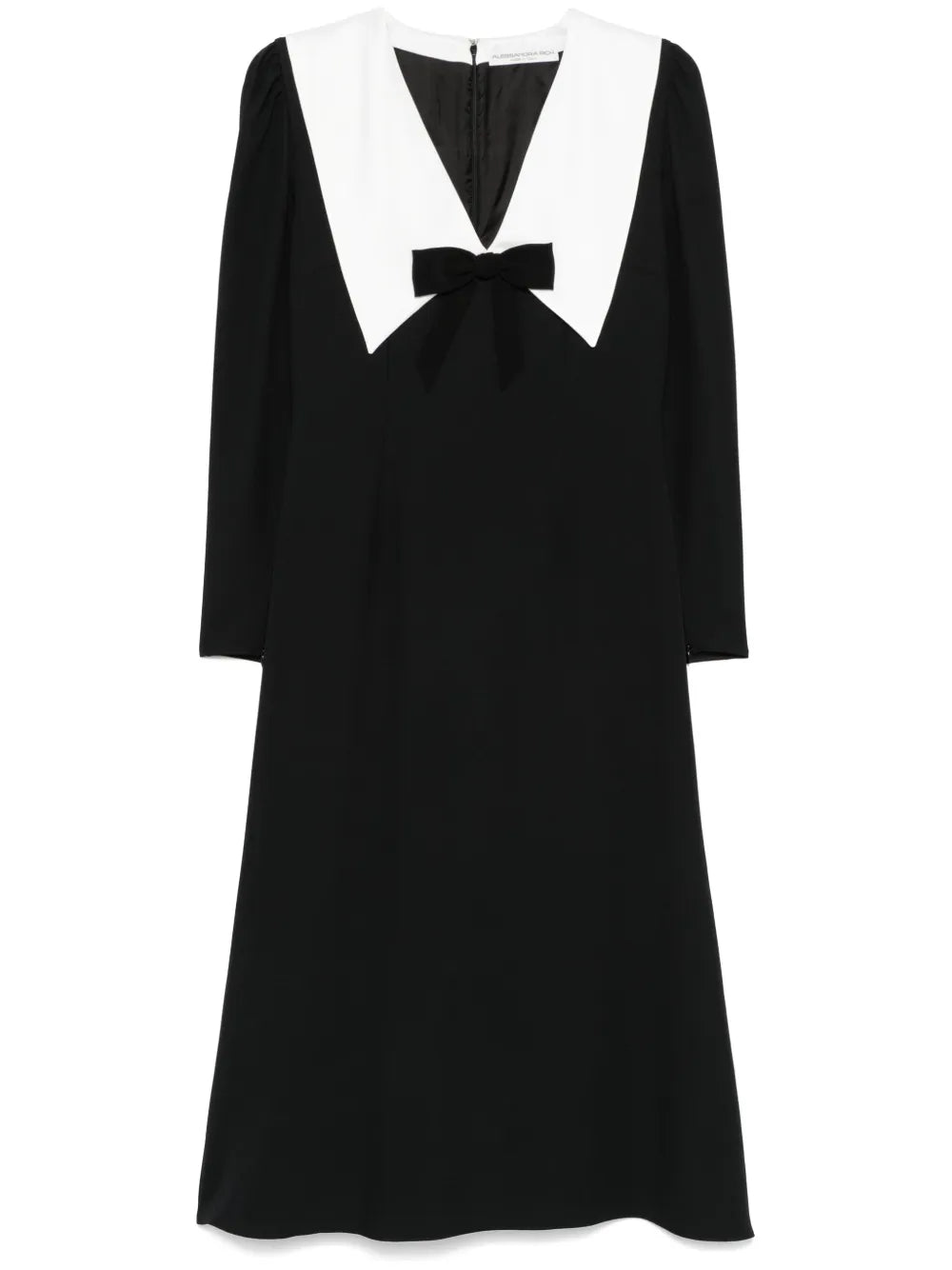 Crepe Midi Dress