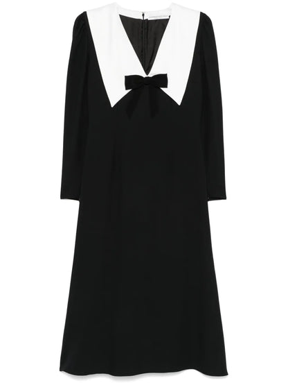 Crepe Midi Dress