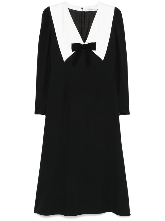 Crepe Midi Dress