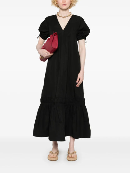 Poplin Midi Dress