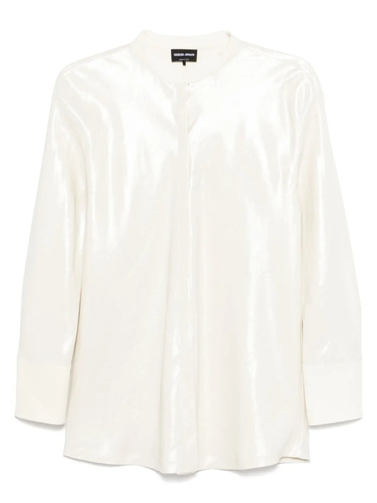 Metallic-Effect Shirt