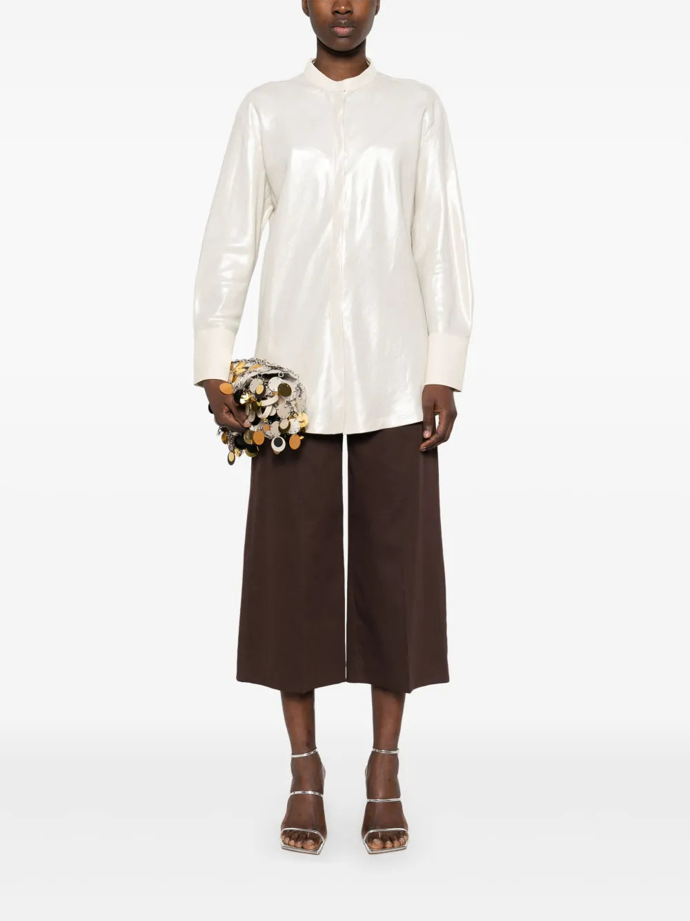 Metallic-Effect Shirt