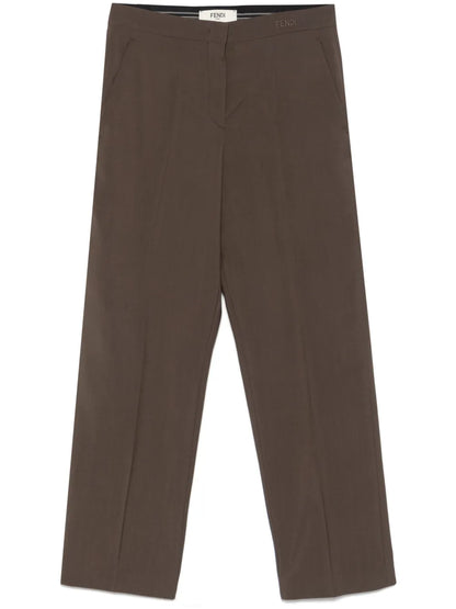 Logo-Embroidered Trousers