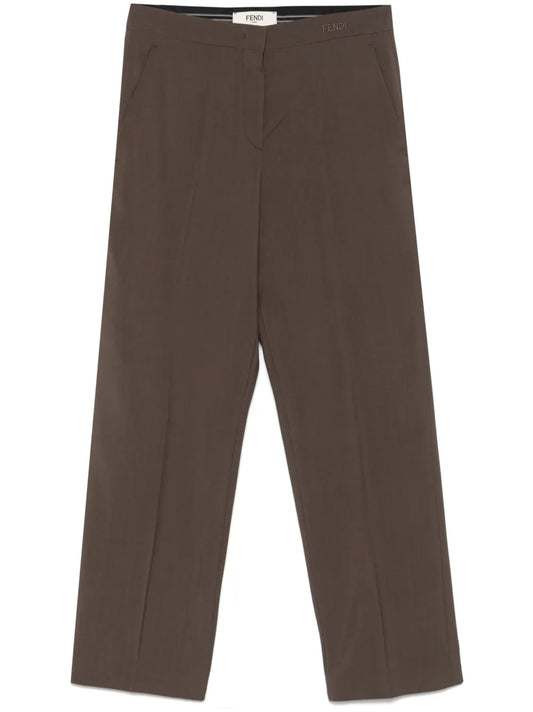 Logo-Embroidered Trousers