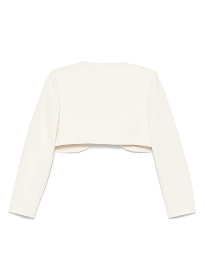 3D-Sequin Crepe Jacket