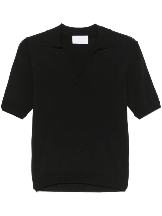 Knitted Polo Top
