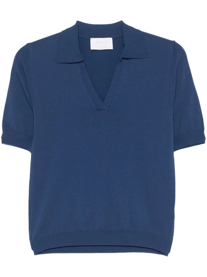 Knitted Polo Top