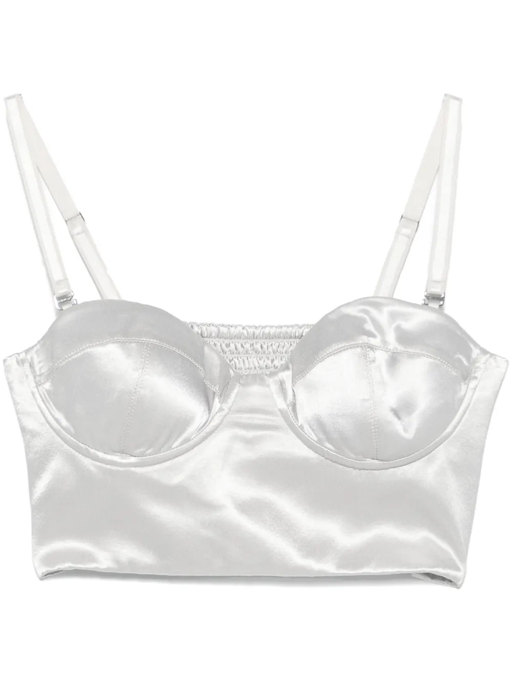 Satined Bustier Top