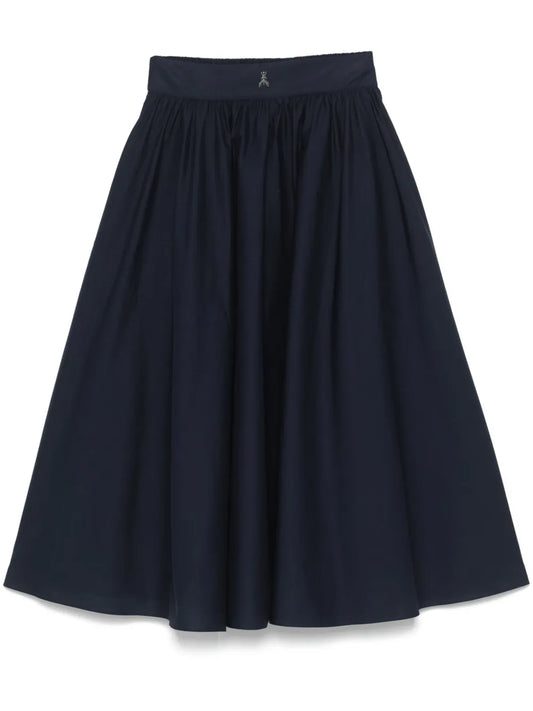 Poplin Midi Skirt