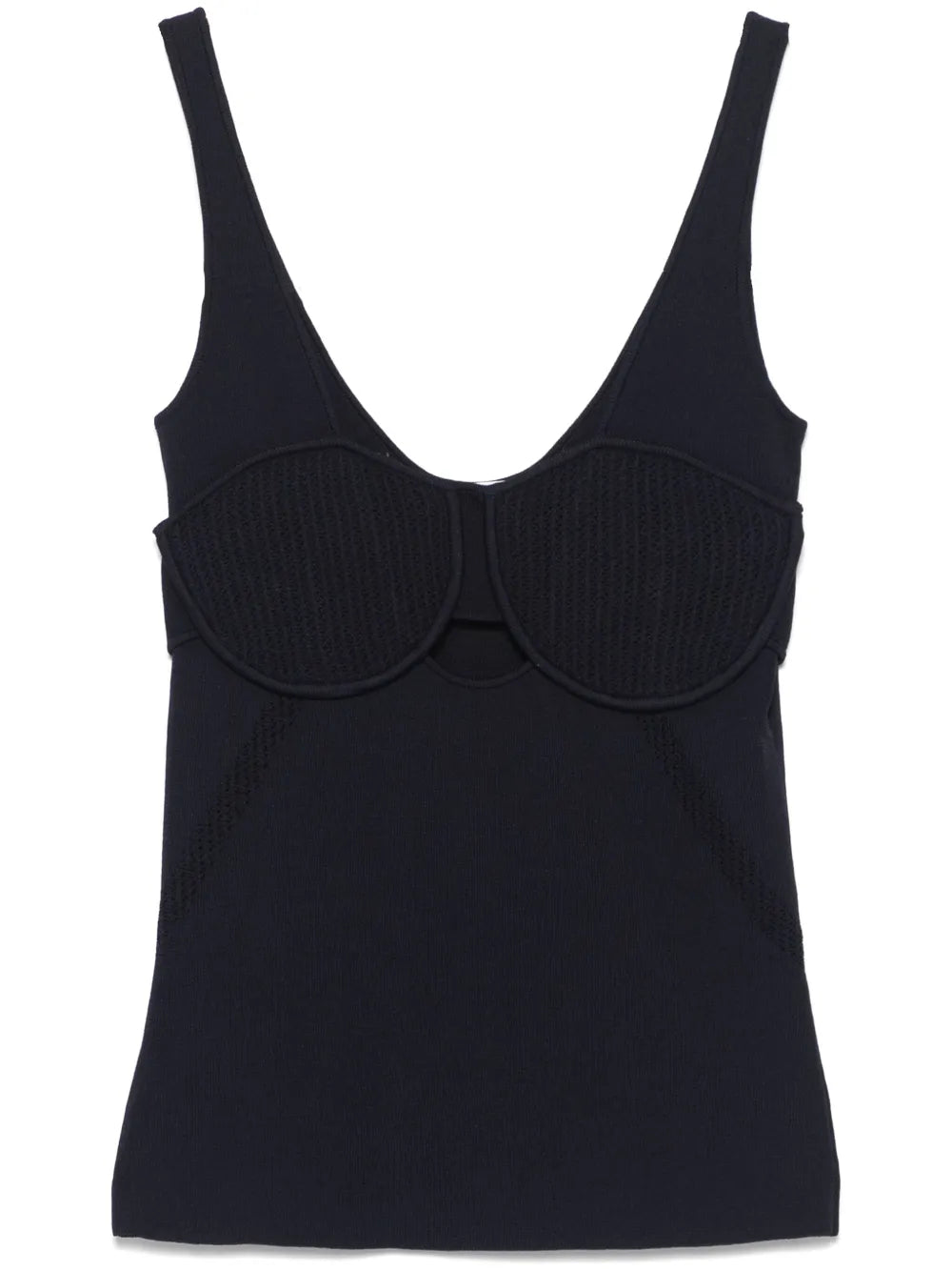 Ribbed Bustier Top