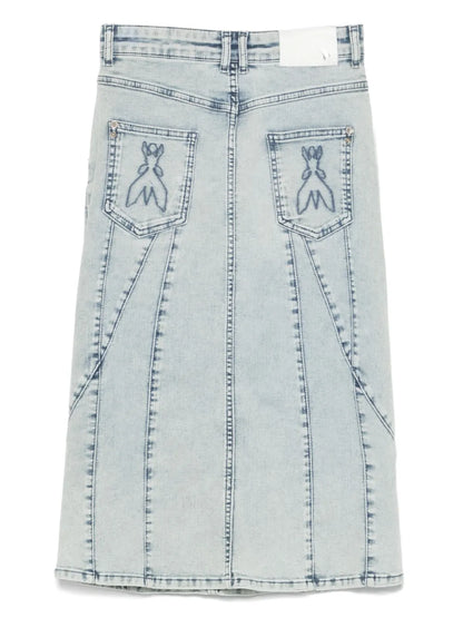 Denim Midi Skirt