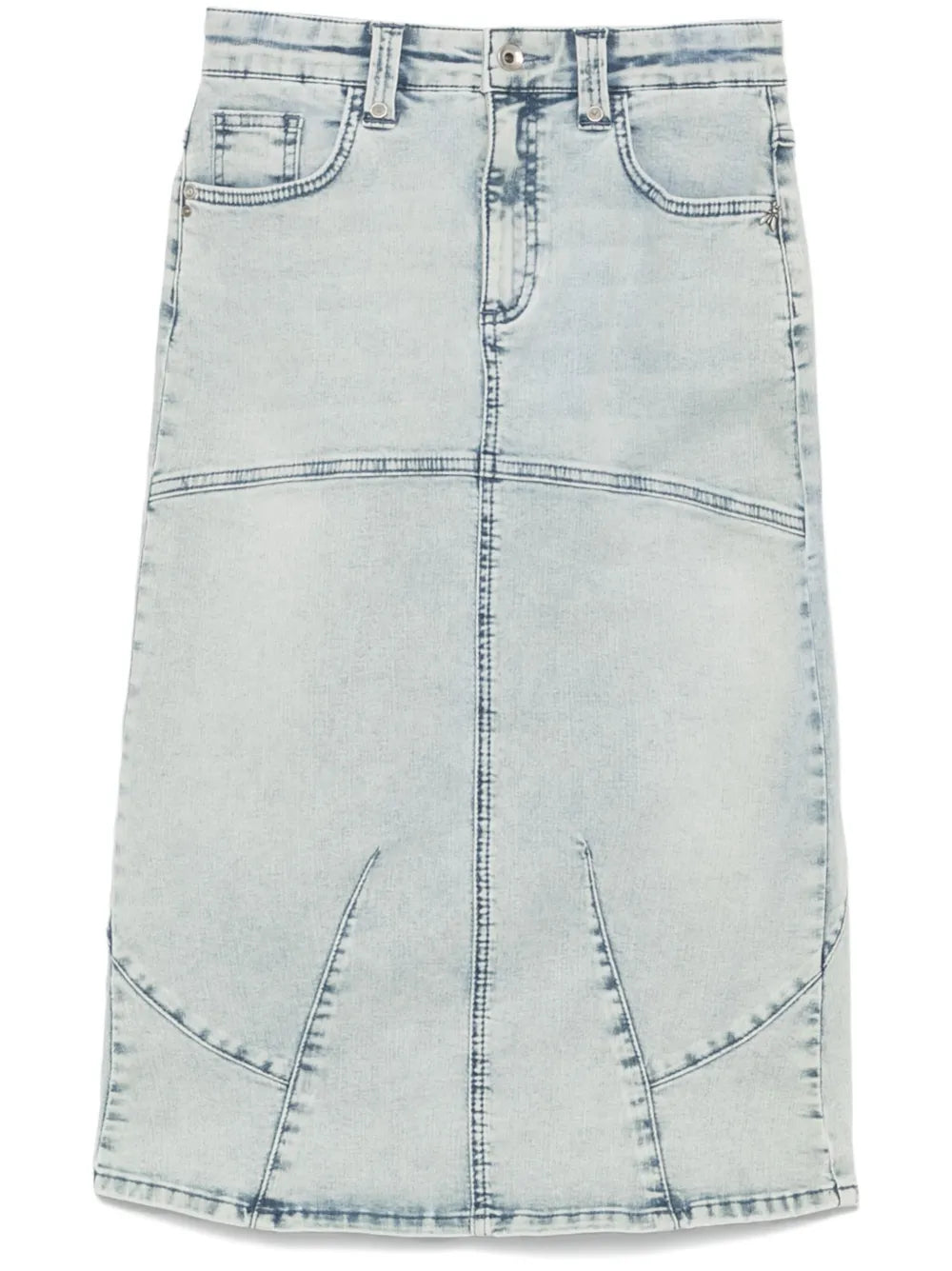 Denim Midi Skirt