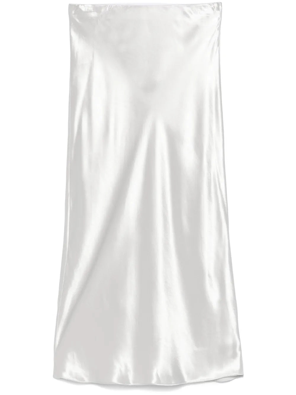 Satined Midi Skirt