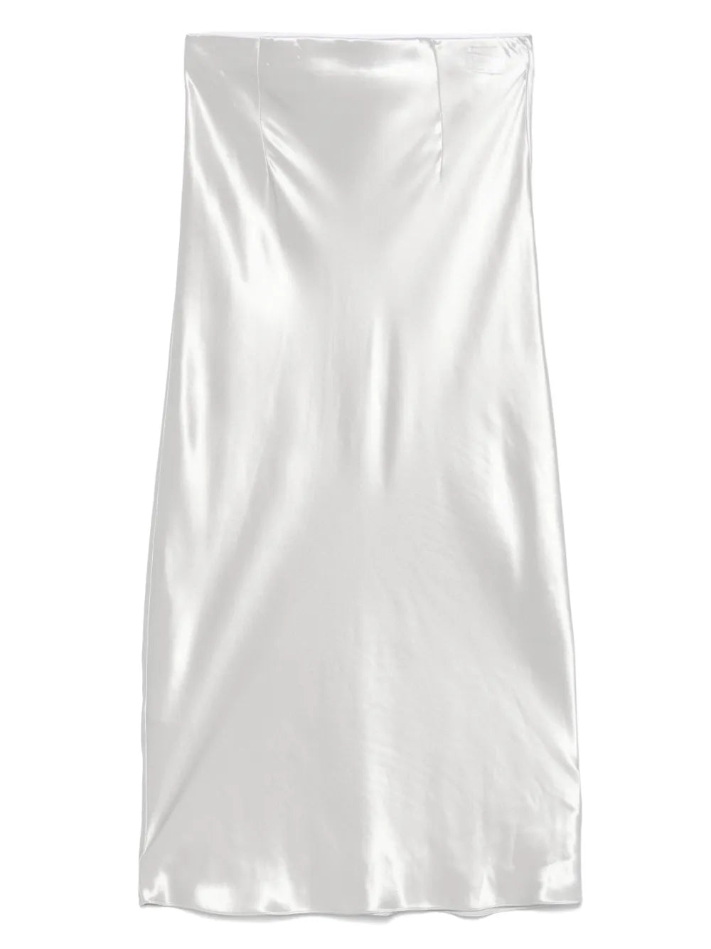 Satined Midi Skirt