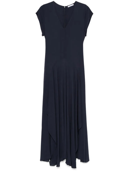 Crepe Midi Dress