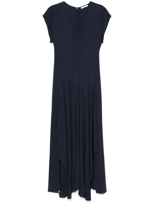 Crepe Midi Dress
