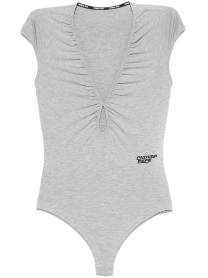 Plunging V-Neck Bodysuit