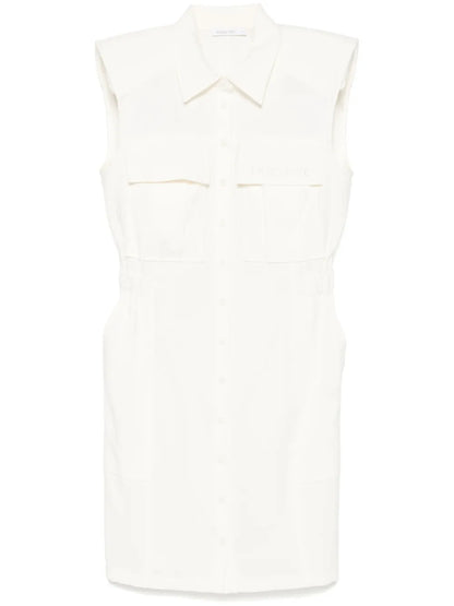 Logo-Embroidered Mini Dress