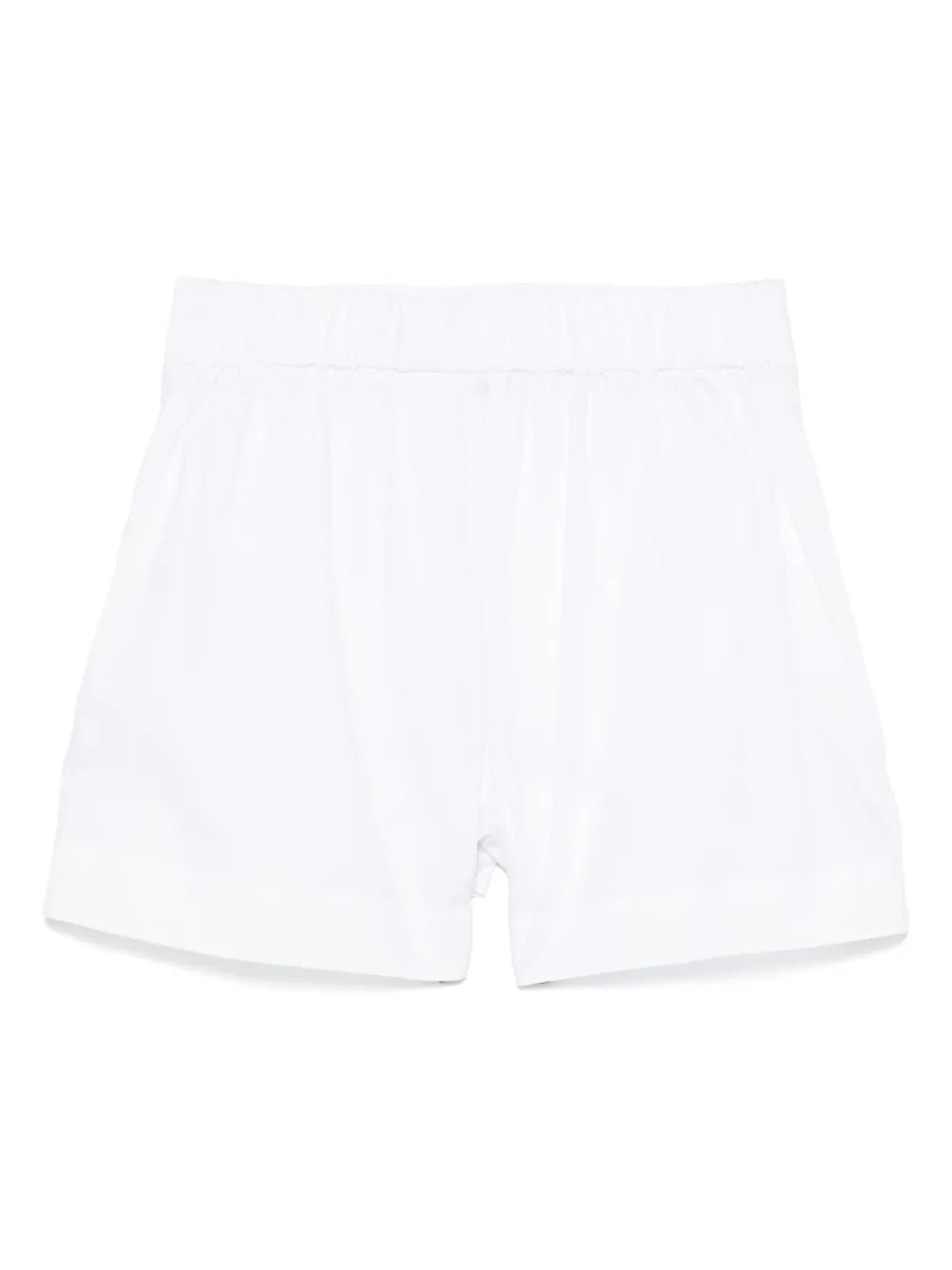 High-Waisted Cotton Shorts