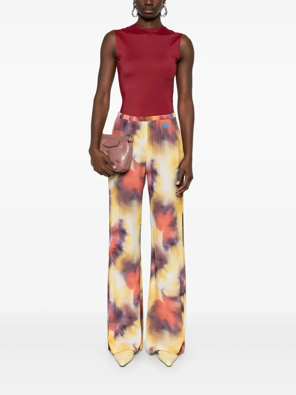 Rubberised-Logo Trousers