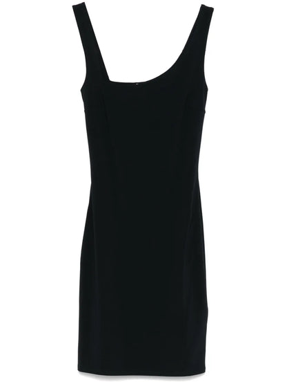 Logo-Plaque Mini Dress