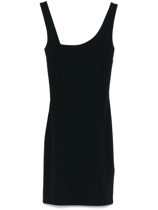Logo-Plaque Mini Dress