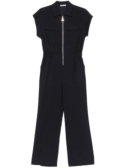 Logo-Embroidered Jumpsuit